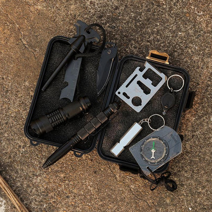 Emergency Survival Equipment Set Outdoor Sports Hiking Tactical Camping Tool Kit