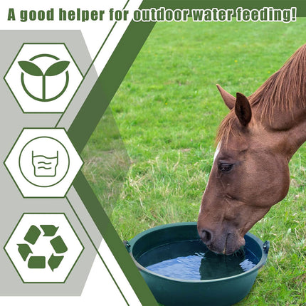 Chicken Feeding Basin 6pcs Plastic Breeding Trough Bowl Farm Feeder Container
