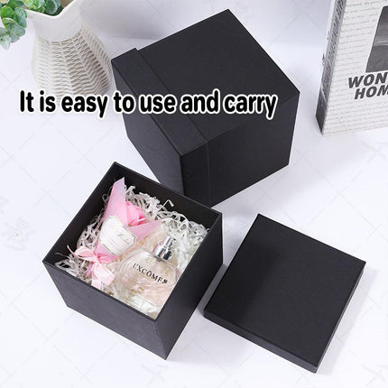 Square Gift Boxes 8pcs Empty Packaging Boxes for Favour Party Wedding Storage