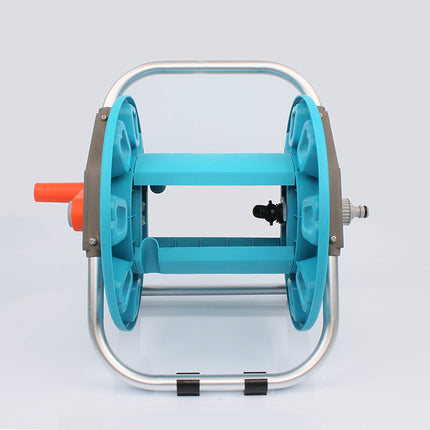 30M Garden Water Hose Reel Rack Heavy Duty Portable Pipe Holder Outdoor Storage