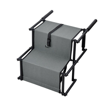 2 Steps Dog Ramp Pet Ladder Foldable Car Travel Height Stair for Pets Access