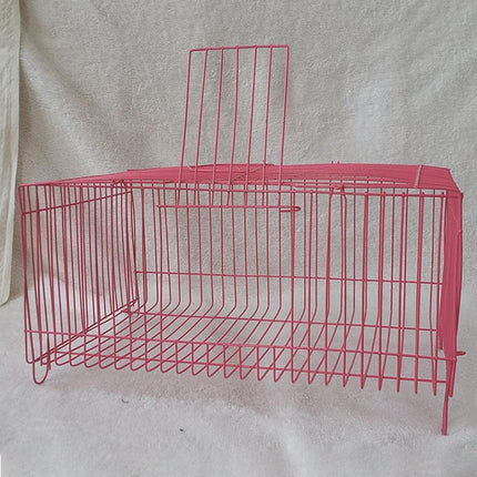 4pcs Wire Simple Bird Cage Hamster Cage Portable Small Animal Enclosure Set