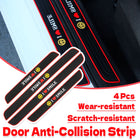 4PCS Car Threshold Bar Sticker Pedal Strip Anti Collision Door Sill Protector