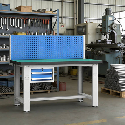Anti Static Heavy Duty Steel Workbench 180x75x80cm Modular Components