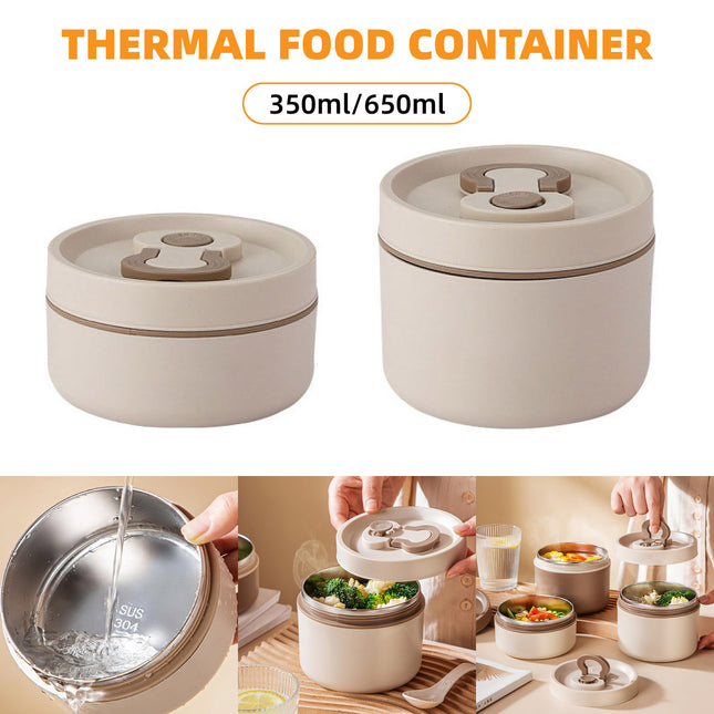 Lunch Box Food Container Thermal Warmer Hot Student Bento Insulated Soup Cup