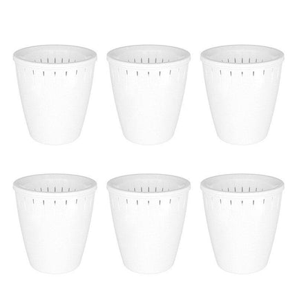 6pcs Self Watering Flowerpot Breathable Planter Indoor Outdoor Garden Basin