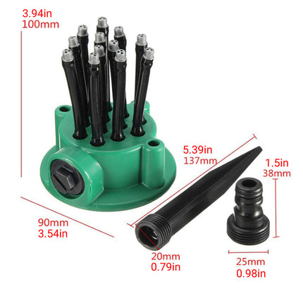 360-Degree Garden Automatic Multi-watering Sprinkler Lawn Irrigation Sprinkler