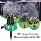 360-Degree Garden Automatic Multi-watering Sprinkler Lawn Irrigation Sprinkler