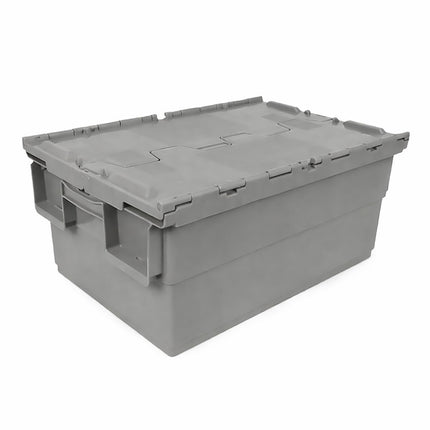 Heavy Duty Stackable Plastic Storage Box Container Warehouse Moving Tote Bin