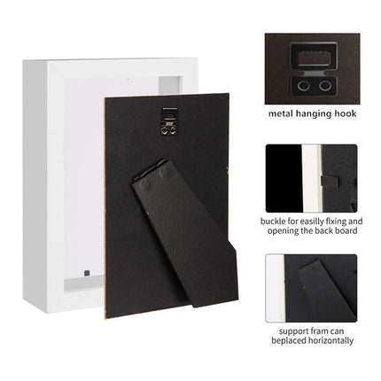 4pcs Shadow Box Photo Frame Deep Picture Display Wall Art Craft Hanging Frame