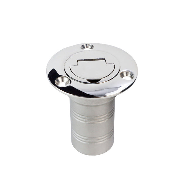 Stainless Steel Fuel Water Deck Filler Cap Flip Top Marine Yacht Boat Accessory