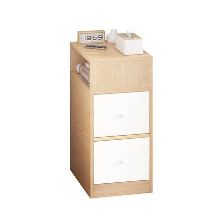 Small Multi Functional Storage Cabinet 2 Drawers 1 Open Space Sturdy Durable
