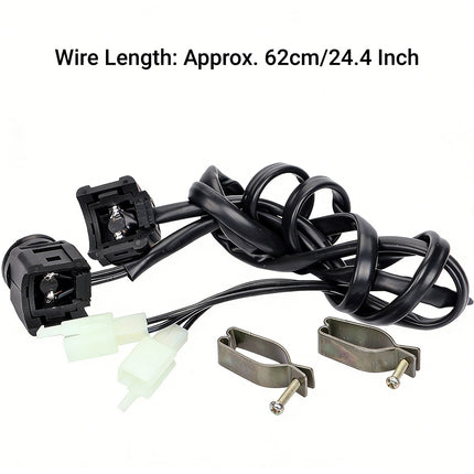 2PCS Off Road Motorcycle ATV Ignition Start Stop Kill Dot Switch Dirt Quad Bike