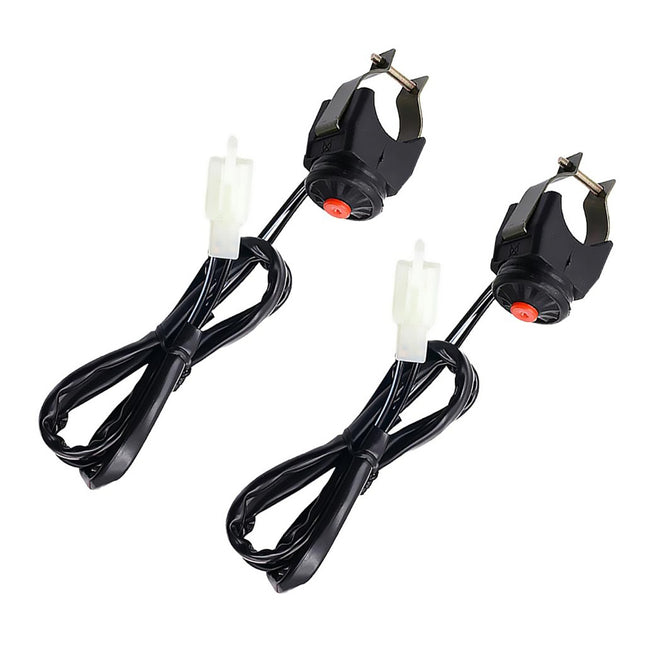 2PCS Off Road Motorcycle ATV Ignition Start Stop Kill Dot Switch Dirt Quad Bike