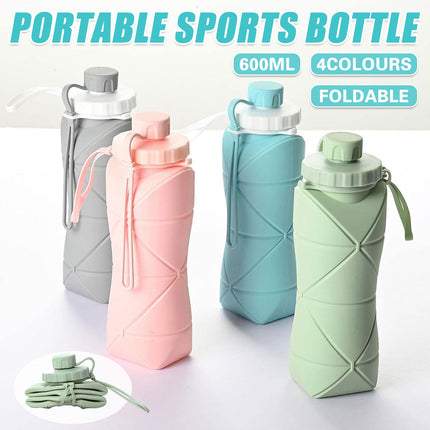 Large Capacity Outdoor Travel Portable Sports Foldable Water Bottle Durable
