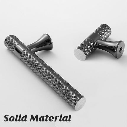 Modern Wardrobe Door Handles Hammer Patterned Drawer Pulls for Cabinet Furniture