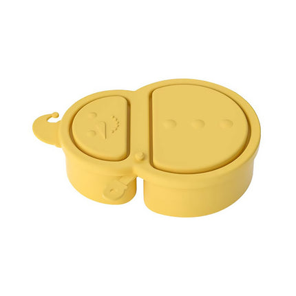 5Pcs Kids Double Compartment Snack Container Portable Snack Boxes with Lids