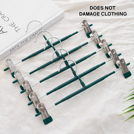 10pcs Home Wardrobe Pant Rack Hanging Trouser Organizer Clothes Hanger