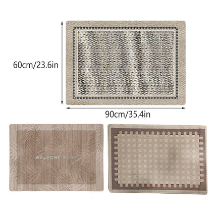 Front Door Mat Non Slip Water Proof Entrance Rug for Home Porch Mudroom Durable