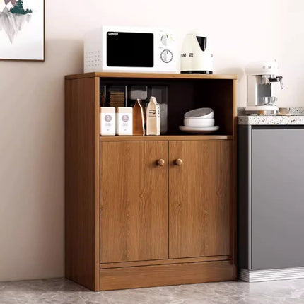 Solid Wood Color Tea Low Cabinet Sideboard New Multifunctional Home Kitchen