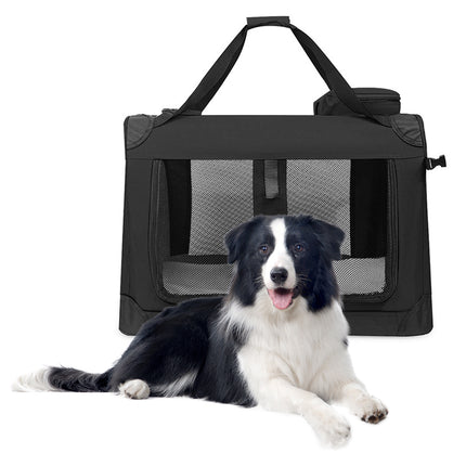 Foldable Pet Carrier Soft Crate Dog Cat Travel Kennel Portable Cage Large Size