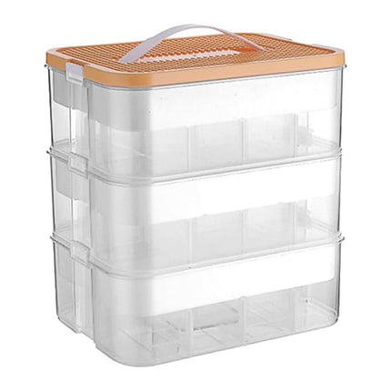 3Layer Storage Box Large Capacity Toy Organizer Building Block Storage Container