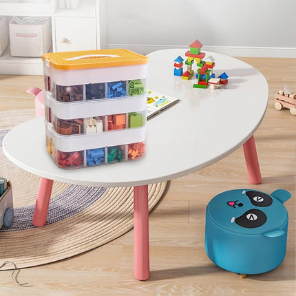 3Layer Storage Box Large Capacity Toy Organizer Building Block Storage Container