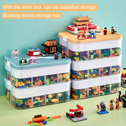 3Layer Storage Box Large Capacity Toy Organizer Building Block Storage Container