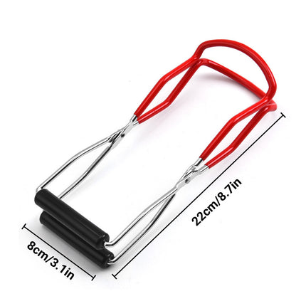 Stainless Steel Canning Jar Lifter Anti-Slip Lifting Tongs Gripper Anti-scalding