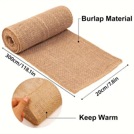 2pcs Burlap DIY Handmade Trunk Protection Bag for Storage Organizing and Crafts
