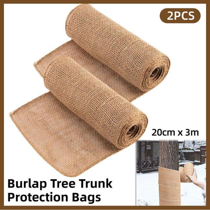 2pcs Burlap DIY Handmade Trunk Protection Bag for Storage Organizing and Crafts