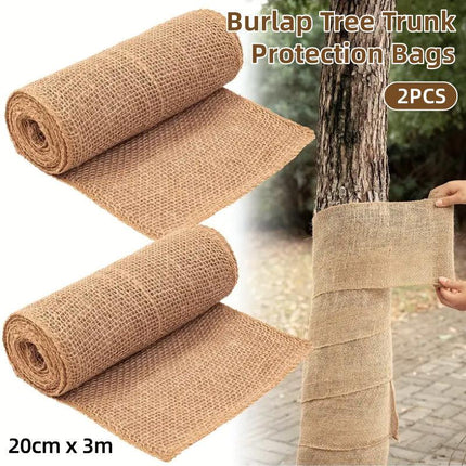 2pcs Burlap DIY Handmade Trunk Protection Bag for Storage Organizing and Crafts