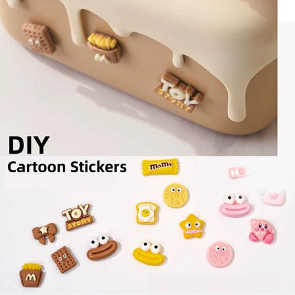 Cream Tissue Box Desktop Paper Holder Decorative Cardboard Napkin Storage Case