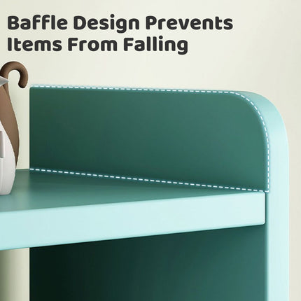 Desktop Multi Layer Shelf Bookcase Desk Storage Rack Space Saving Durable