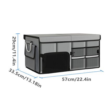 Car Trunk Storage Box Organizer Durable Waterproof Non Slip For SUV Sedan Auto