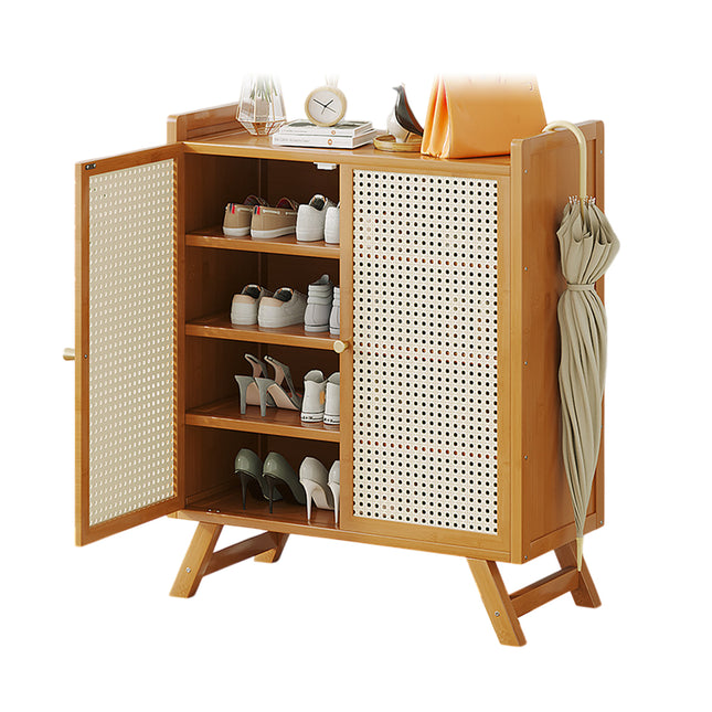 Home Entryway Multi Layer Breathable Shoe Cabinet Space Saving Dustproof Sturdy