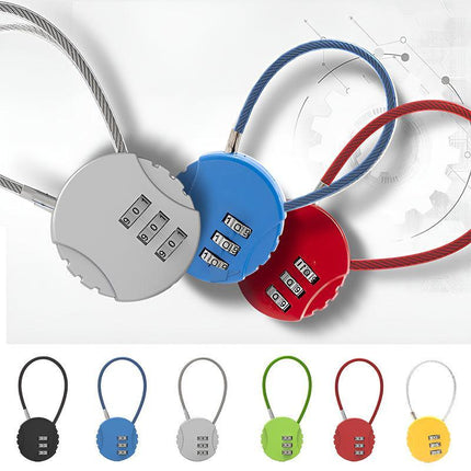 Combination Lock Padlock Locker 3 Digit Security Bike Suitcase Luggage Bag