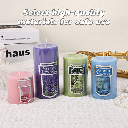 Classic Simple Cylindrical Scented Candles for Home Use Aromatherapy Decoration
