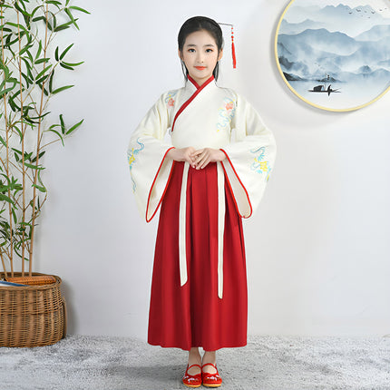 Girl Hanfu Traditional Chinese Style Performance Costume Cultural Outfit