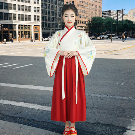 Girl Hanfu Traditional Chinese Style Performance Costume Cultural Outfit