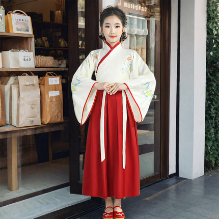 Girl Hanfu Traditional Chinese Style Performance Costume Cultural Outfit