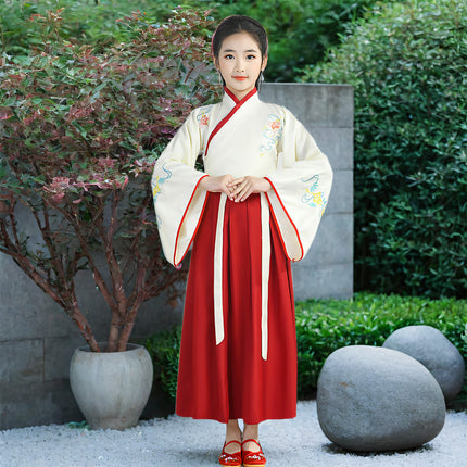 Girl Hanfu Traditional Chinese Style Performance Costume Cultural Outfit