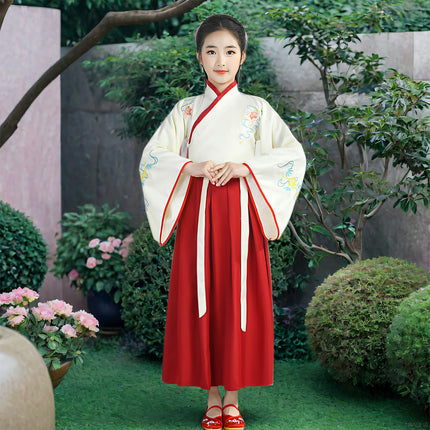 Girl Hanfu Traditional Chinese Style Performance Costume Cultural Outfit