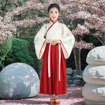 Girl Hanfu Traditional Chinese Style Performance Costume Cultural Outfit