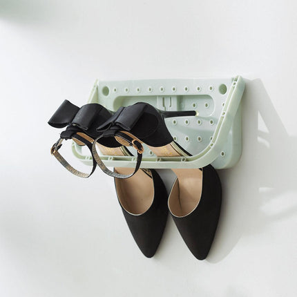 8pcs Wall Mounted Shoe Storage Rack Hanging Shelf Shoe Organizer Holder for Home
