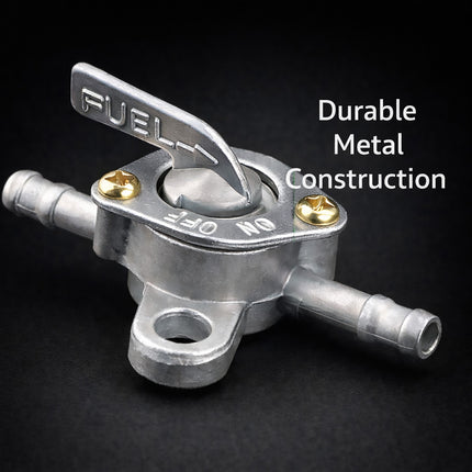 2Pcs Fuel Valve Switch GY6 50-150cc ATV Moped Inline Fuel Tap Inlet Outlet