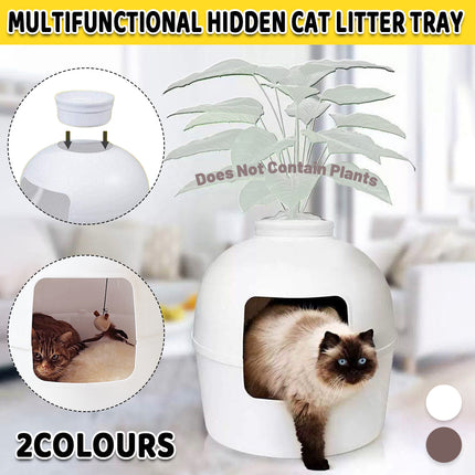 Plastic Pet Kennel Small Dog Cat Litter Box Teddy Villa Easy Clean Hair Guard