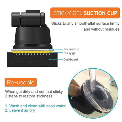 Adjustable Durable Car Phone Holder Anti Slip for Dashboard Phone Mount Use
