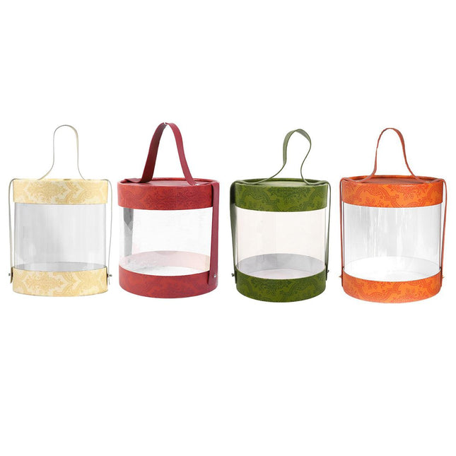 Portable Transparent Hug Bucket Dessert Cookie Boxes 10pcs Gift Candy Storage