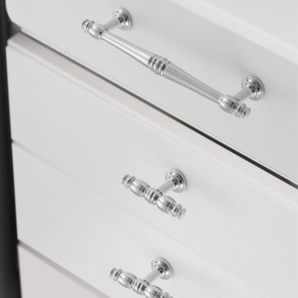 Cabinet Drawer Handles Silver 4Sizes Modern Wardrobe Pull Simple Luxury Design